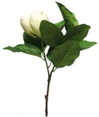 TWM umělá květina Magnolia Grandiflora hedvábně krémově bílá