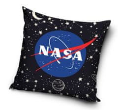 TWM polštář Nasa 40 x 40 cm černý polyester