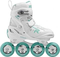 TWM inline brusle Moody Tif 82A white/mint green velikost 36-40