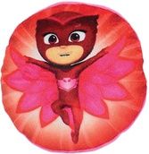 TWM polštář s úložným prostorem PJ Masks sova růžová 15cm