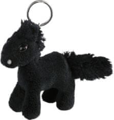 TWM Juniorská klíčenka Horse Black 10 cm plyšová černá