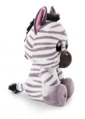 TWM zebra plyšová hračka Zebra Mankalita 25 cm, polyester bílá / hnědá