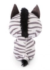 TWM zebra plyšová hračka Zebra Mankalita 25 cm, polyester bílá / hnědá