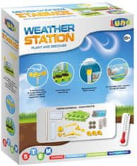 TWM Stem Weather Station junior herní sada 20dílná zelená / žlutá