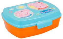 TWM Jídelní box Peppa Pig junior 17 x 14 cm modrý