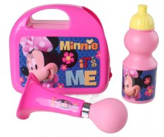 TWM Dětský cykloset Combo Minnie Mouse pro holčičky růžový 3dílný