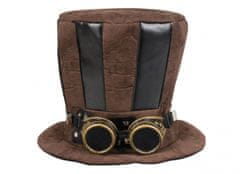 TWM jednorozměrný hnědý steampunk klobouk