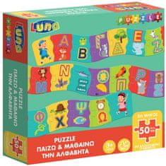 TWM puzzle abeceda abeceda junior karton 50 dílků