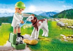 TWM Playmo-Friends: Veterinář s teletem (70252)