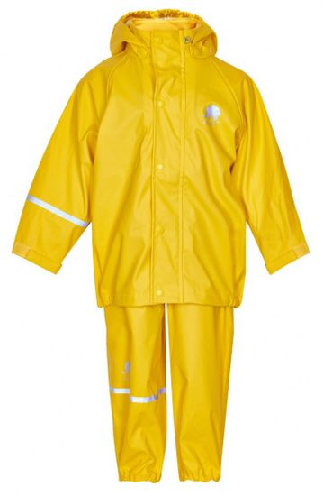 TWM Základní pláštěnka junior polyester žlutá 2dílná, velikost 110