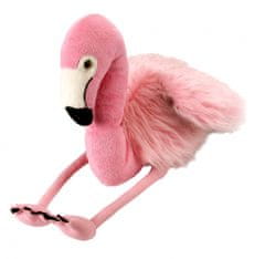 TWM Flamingo plyšový junior 30 cm růžový