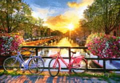 TWM Amsterdam puzzle s jízdními koly 1000 dílků