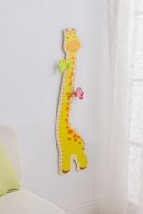 TWM žirafa růstová deska 100 x 27 cm dřevěná žlutá
