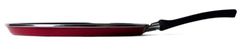 TWM grilovací pánev 28 cm červeno-černá nepřilnavá ocel