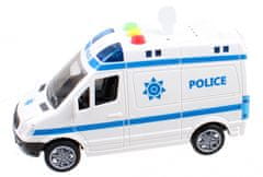 TWM City Intertial Police Car 14 cm bílá / modrá