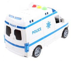 TWM City Intertial Police Car 14 cm bílá / modrá