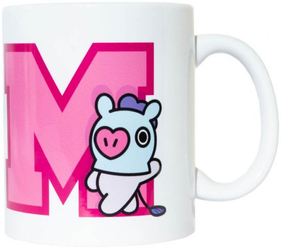 TWM hrnek BT21 Mang junior 300 ml keramická bílá / růžová