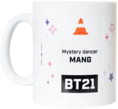 TWM hrnek BT21 Mang junior 300 ml keramická bílá / růžová