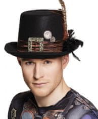 TWM hnědý steampunk klobouk jedné velikosti