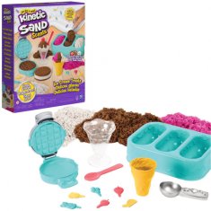 TWM hrací set Kinetic Sand Ice Cream 50 gramů 16 ks