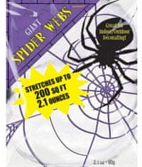 TWM dekorace Spiderweb Halloween 18,58 m² bílá