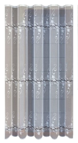 My Best Home Dekorační žakárová záclona s řasící páskou KAMILA 250 bílá 200x250 cm MyBestHome