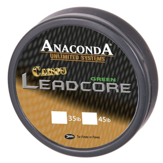 Sänger Anaconda pletená šňůra Camou Leadcore 45 lb hnědá