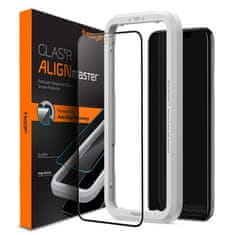 Spigen TEPELNÉ SKLO SPIGEN ALM GLASS FC IPHONE 11 ČERNÉ