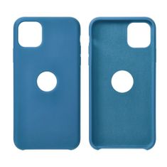 FORCELL Obal / kryt na Samsung Galaxy A03s modrý - Forcell SILICONE Case