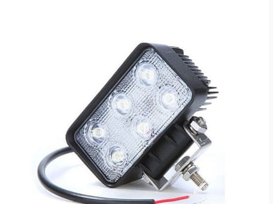 Pracovní světlo LED, 110x61x55 mm, 6xLED, 1200 lm