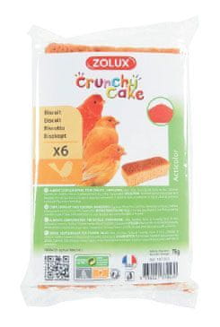 Zolux Sušenky pták CRUNCHY CAKE ACTICOLOR 6ks 75g