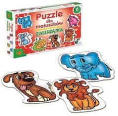 Alexander Baby puzzle Zvířátka 6v1 (2-7 dílků)