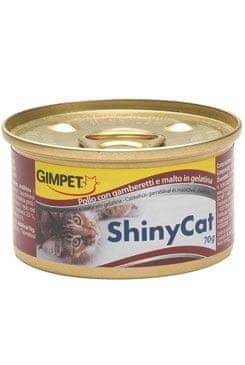 Gimpet kočka konz. ShinyCat kuře+kreveta+maltoza 70g