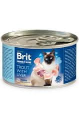 Brit Premium Cat by Nature konz Trout&Liver 200g