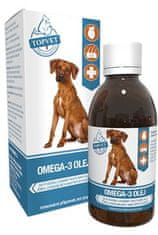 Topvet Omega 3 olej pro psy 200ml