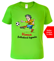 Hobbytriko Fotbalové tričko - Fotbalová legenda Barva: Středně zelená (16), Velikost: 4XL