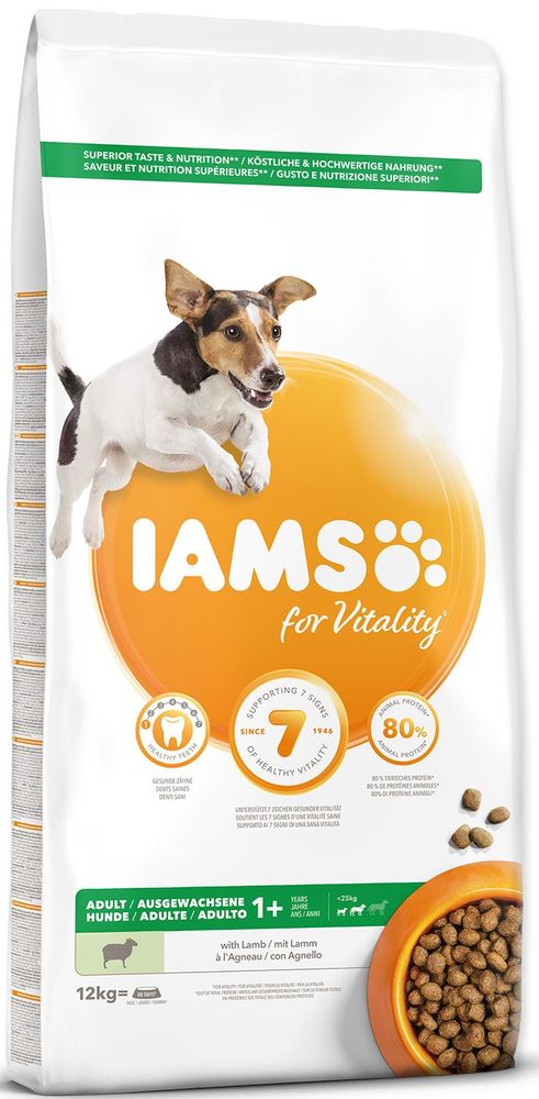 IAMS Dog Adult Small&Medium Lamb 12 kg