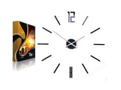 ModernClock 3D nalepovací hodiny Carlo černé