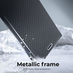 FORCELL Pouzdro / obal na Xiaomi Redmi 9A černé - knížkové Luna Carbon