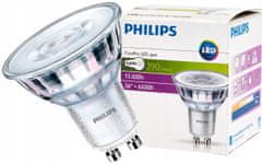 Philips LED žárovka GU10 4,6W 50W PHILIPS 6500K COOL 36D