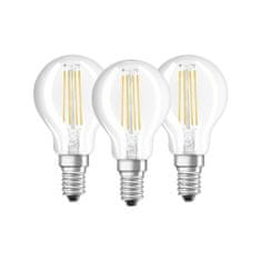 Osram Sada: LED žárovka P40 E14 4W 40W OSRAM 4000K 3PAK