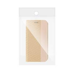 Apple Pouzdro / obal na Apple Iphone 12 mini zlatý, knížkový- SENSITIVE Book