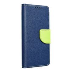 MobilMajak Pouzdro / Obal na Xiaomi Redmi 10 5G modro-limetkové knížkové - Fancy Book