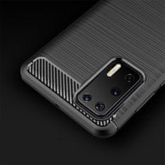 FORCELL Obal / kryt na Huawei P40 Pro černý - Forcell Carbon Case