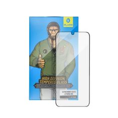 MobilMajak Tvrzené / ochranné sklo na Apple iPhone 12 mini černé - 5D Mr.Monkey (Strong HD)