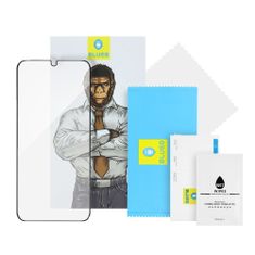 MobilMajak Tvrzené / ochranné sklo na Apple iPhone 12 mini černé - 5D Mr.Monkey (Strong HD)