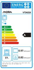 Mora set vestavné trouby a varné desky VT 342 SX + VDST 165 C - rozbaleno