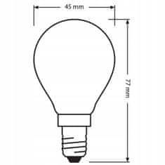 Osram 3x LED žárovka E14 5,5W = 60W 2700K FILAMENT OSRAM