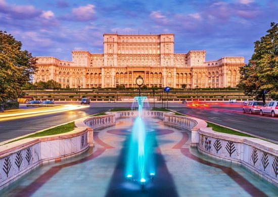 ENJOY Puzzle Parlamentní náměstí, Bukurešť, Rumunsko 1000 dílků