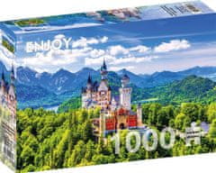 ENJOY Puzzle Zámek Neuschwanstein v létě, Německo 1000 dílků